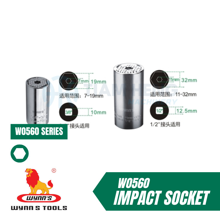 WYNNS W0560 ซ็อกเก็ต IMPACT UNIVERSAL