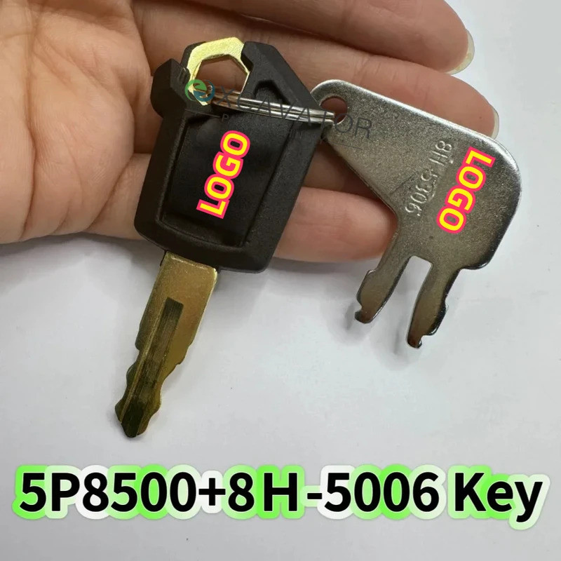 5P8500 และ 8H-5306 Key จุดระเบิดเริ่มต้นประตูล็อคสวิตช์ไฟคุณภาพสูง Key ,สําหรับ Caterpillar Cat Exca