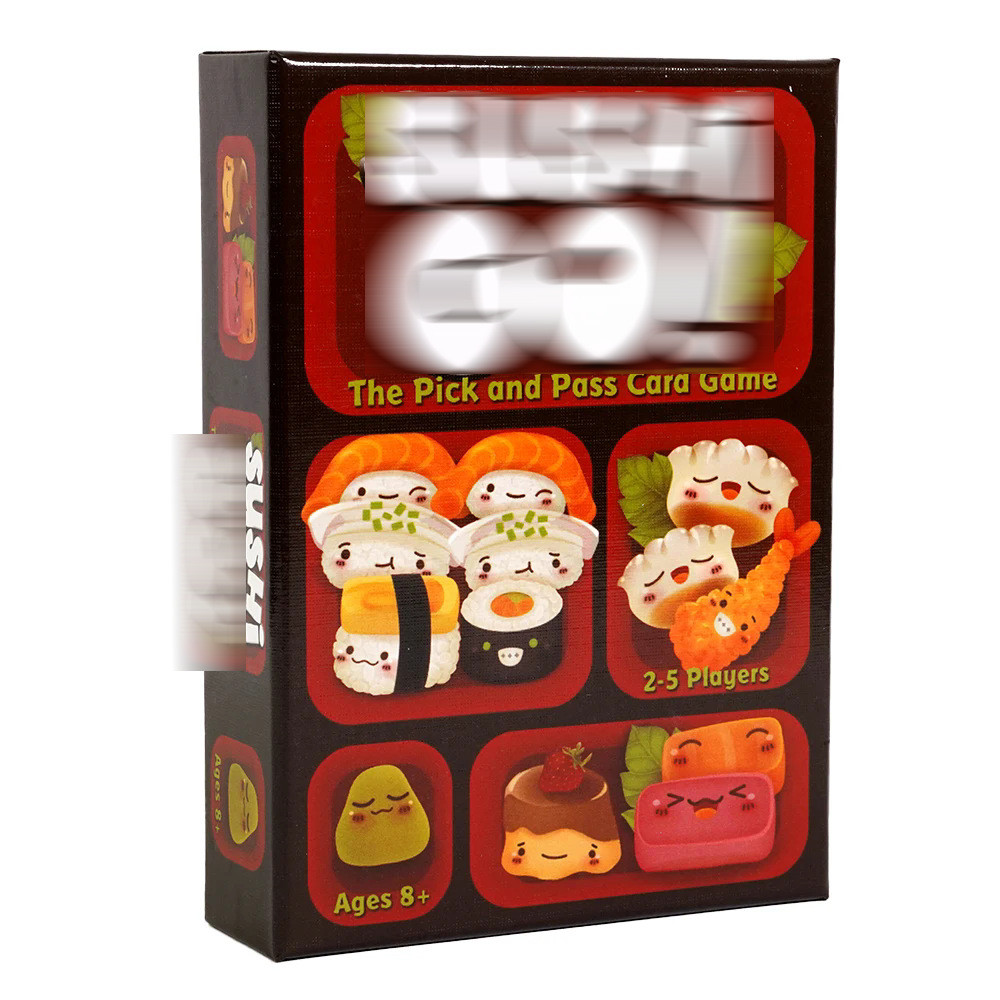การ์ดเกมสุนัขซูชิภาษาอังกฤษทั้งหมด Sushi Go!บัตรเกมปาร์ตี้ครอบครัวเกมโต้ตอบ
