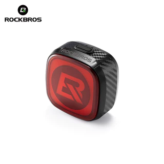 【TH Delivery】ROCKBROS จักรยาน IPX5 ไฟท้ายกันน้ําหลายรูปแบบอัจฉริยะเบรค Sensing Light Double-bracket MTB จักรยานเสือหมอบอุปกรณ์เสริม