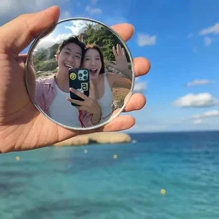 📸 กระจกถ่ายรูปเที่ยว ขอบฟ้า 9.5cm ใช้สะท้อนวิว ถ่ายรูปเก๋ๆ พกพาง่าย อุปกรณ์ครีเอท เหมาะเป็นของขวัญ ส่งไว