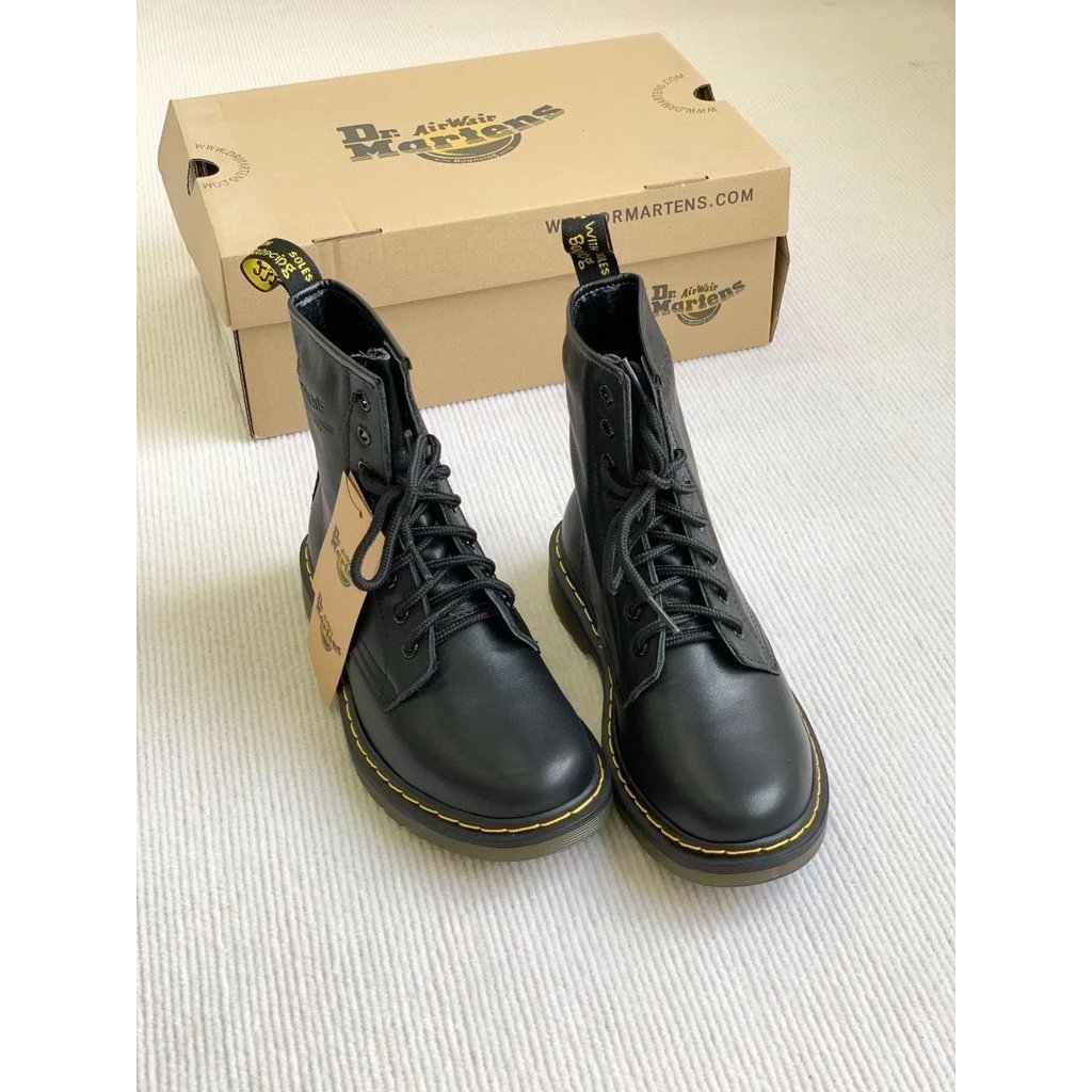 มาตรฐานเดิม อ่า.+1: 1.รองเท้าบูทมาร์ติน ดร. Martin Martin Martin Martin Boots Men Martin Boots ผู้หญ