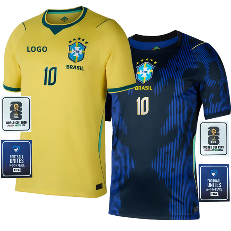 Fan Edition 2026 Brazil Home/Away Football Shirt S-4XL เสื้อกีฬาผู้ชาย