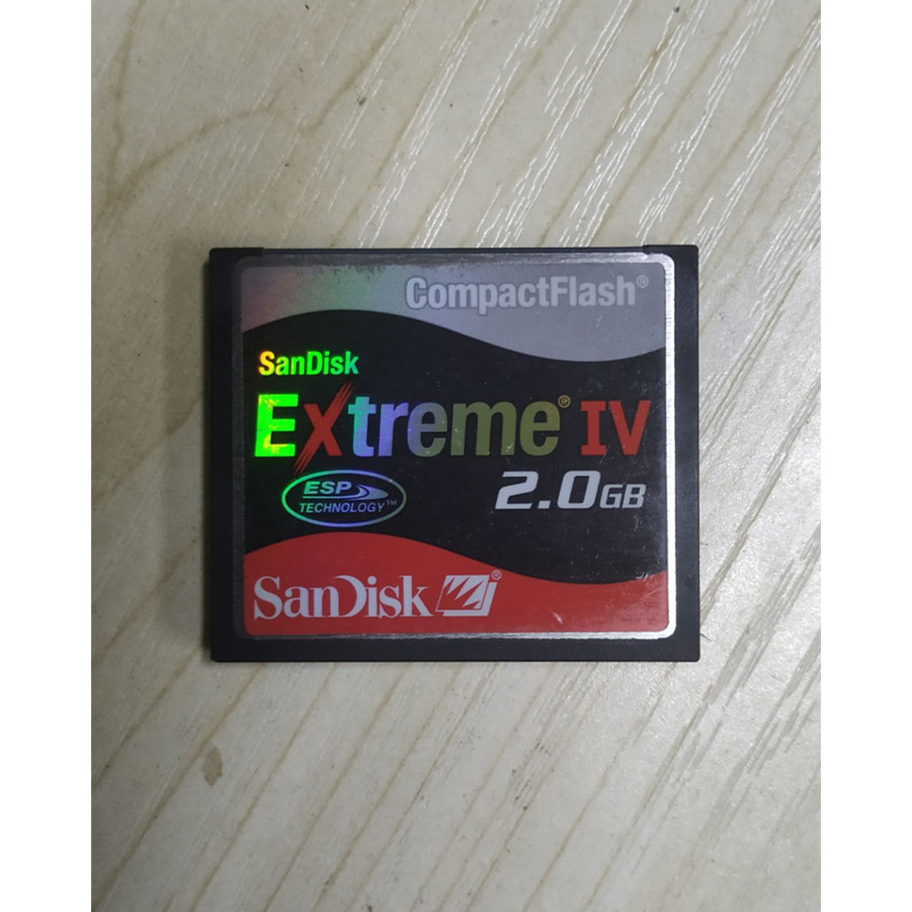 sd card ssd 500gb ต้นฉบับแท้ Sandi EXtreme IV cf 2g การ์ดหน่วยความจํากล้องเก่าการ์ดหน่วยความจําควบคุ