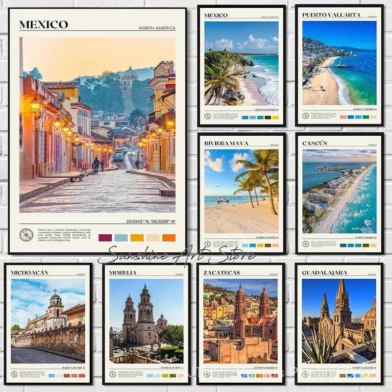 1NDH Mexico Traveling Riviera Maya Morelia Guanajuato Cabo San Lucas Puerto Vallarta Mexico City โปส