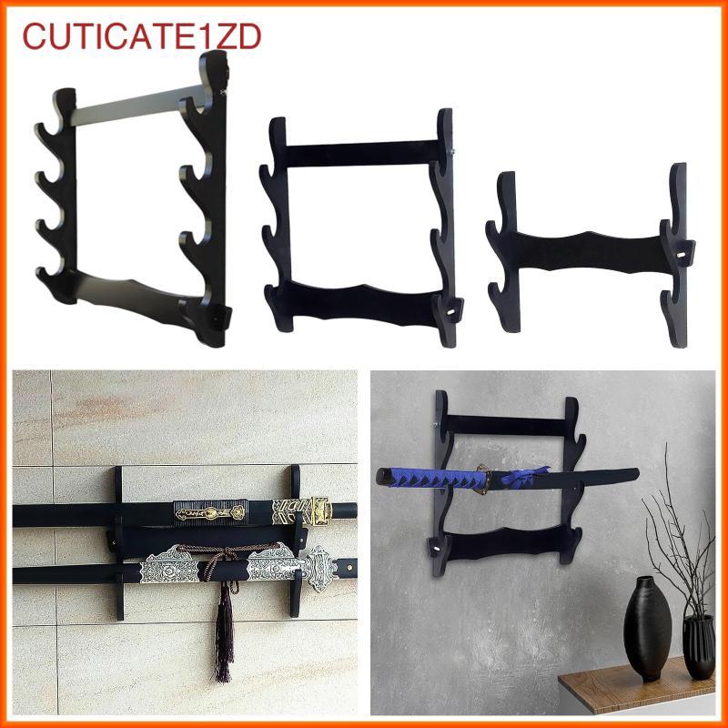 [cuticate1zd] Samurai Sword Stand Storage Rack Wall Mount Holder Bracket Japanese Samurai