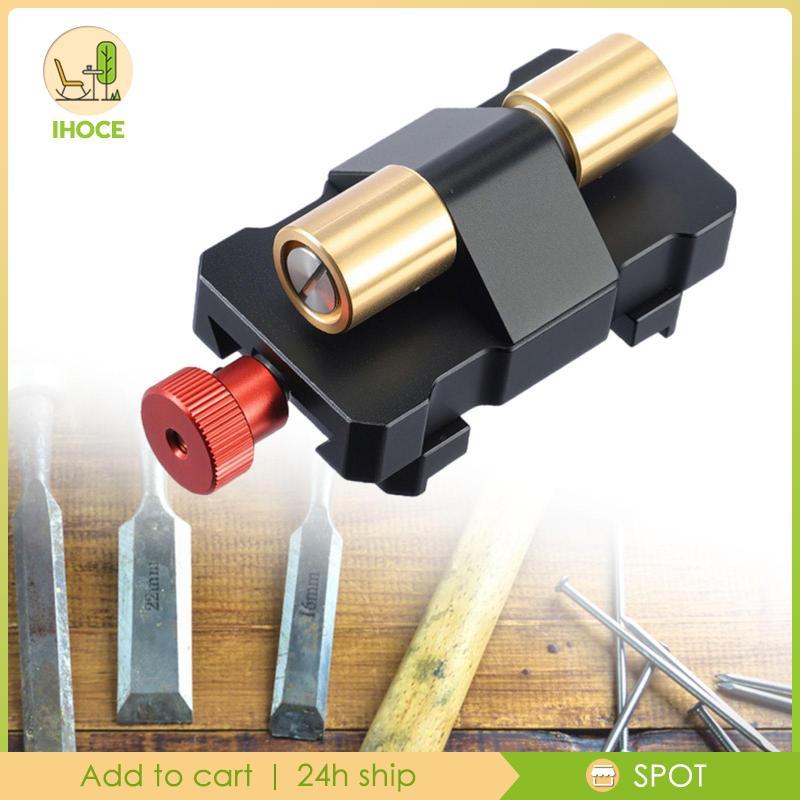 [Ihoce] Aluminium Honing Guide Jig ที่วางมุมเหลาแบบปรับได้สําหรับเครื่องมืองานไม้ชุดสิ่วขนาดเล็ก