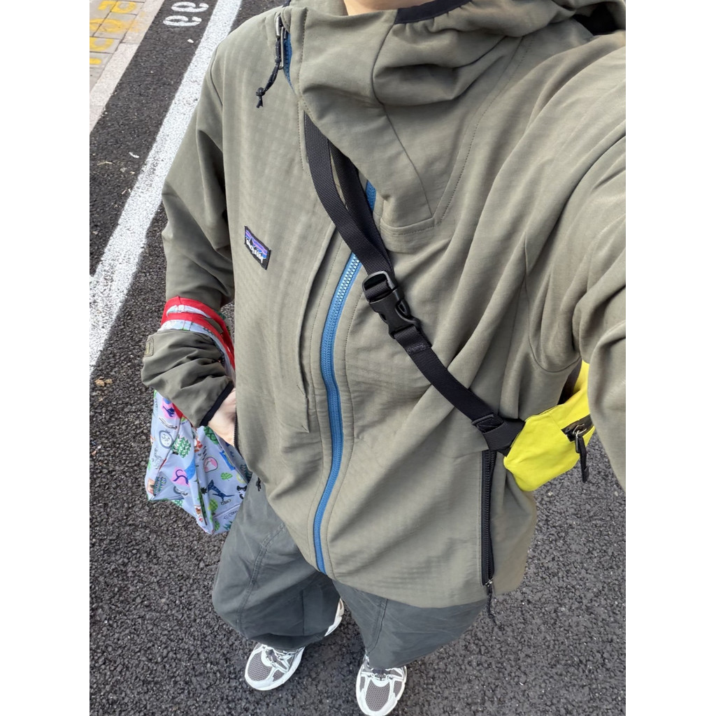 2ZWH Patagonia TechFace Hoody Sports Outdoor Simple Casual Workwear Windproof Softshell Hooded Zippe