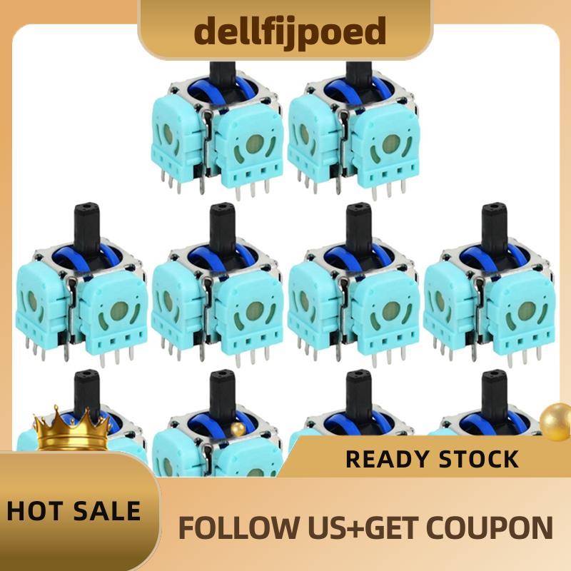 delfijpoedHall Effect จอยสติ๊ก 10 ชิ้นสําหรับ TMR Magnetoresitive Controller Repair อะไหล่อุปกรณ์เสร