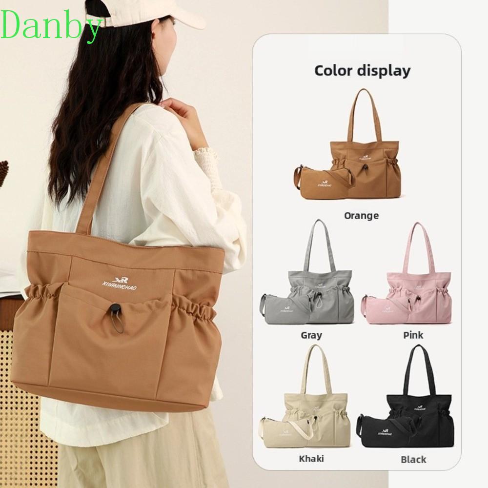 DANBY Nylon Tote Bag, Casual Nylon Rope น้ําหนักเบา Eco Bag, Shopping Bag Handbag Korean Style Large