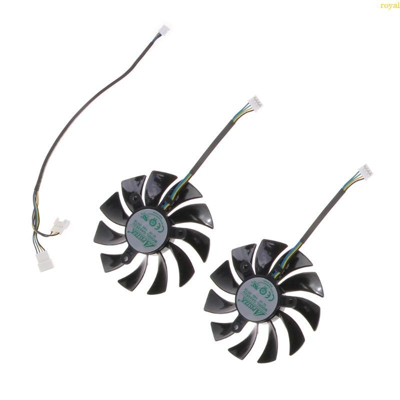 (ส่วนลดสูง)oyalking.th 88mm GA92S2U 4Pin 12V VGA Fan กราฟิกการ์ดพัดลมระบายความร้อนสําหรับ GeForce RT