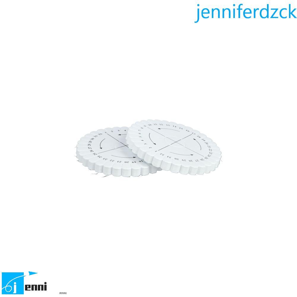 JENNIFE Disc Disk ถาด 2PCS Square Beading Cord Disc/Disk 100mmx10mm รอบ Kumihimo