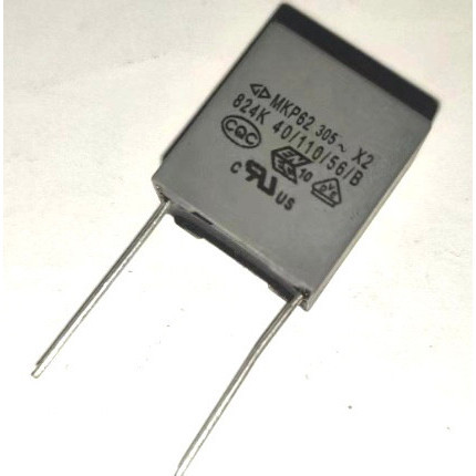 (10 ชิ้น) Farah MKP62 ตัวเก็บประจุความปลอดภัย 305V 824K 0.82uf P = 15 X2 ป้องกันการรบกวน