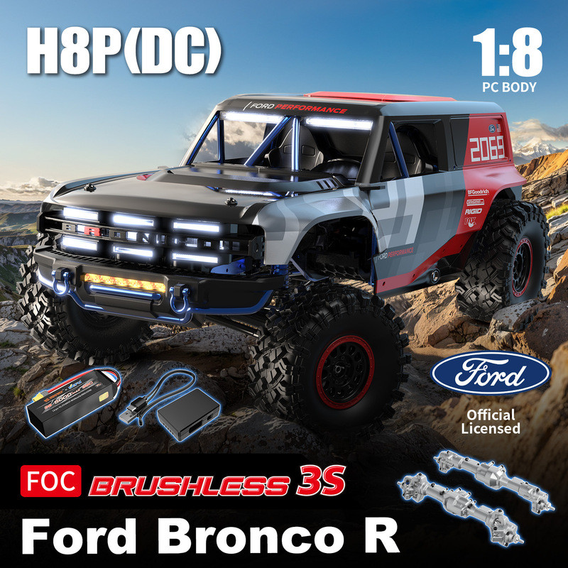 MJXH8P Full Scale 1: 8 รถปีนเขา 2.4G 4WD Off-Road รีโมทคอนโทรลรถ RC รถรุ่น