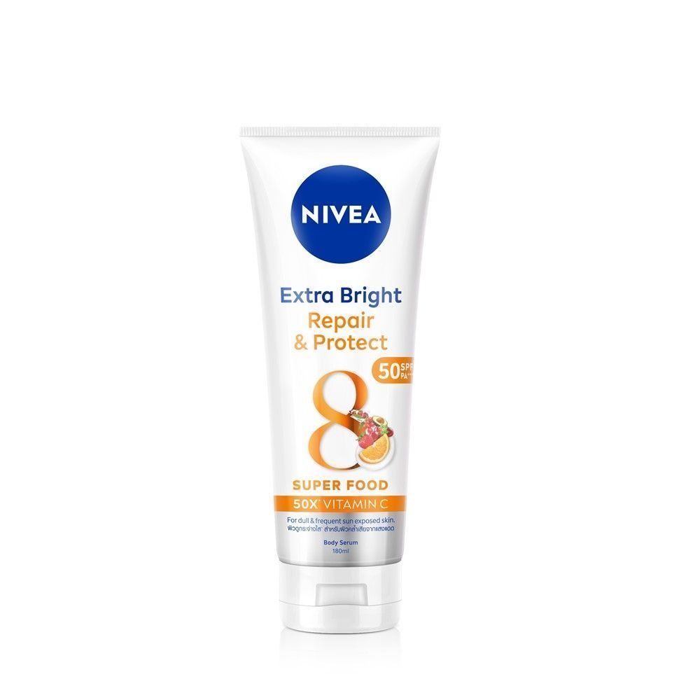 [สินค้าส่งด่วน] นีเวีย บอดี้เซรั่ม ไบรท์ รีแพร์ 180มล. NIVEA BODY SERUM EXTRA BRIGHT REPAIR 180ML.