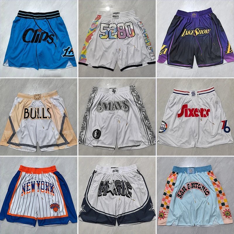 [4 กระเป๋า] Just Don NBA25 Game Season Lakers Warriors Nets Heat Lone Ranger Bulls Celtic Raptor 76 