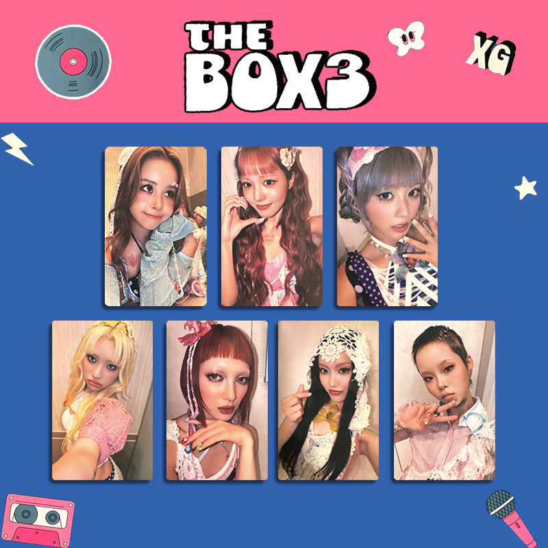 7pcs XG alphaz box3 การ์ด Lomo THE CORE AWE WOKE UP ใหม่ DNA สารส้ม KTOWN4U BENEFIT การ์ด KPOP Photo