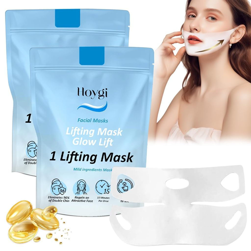 2PC-ChinologyChinMask, ChinLiftingMaskDoubleChin, TheLift: Diga Adeus ao Seu Queixo Duplo Agora Chin