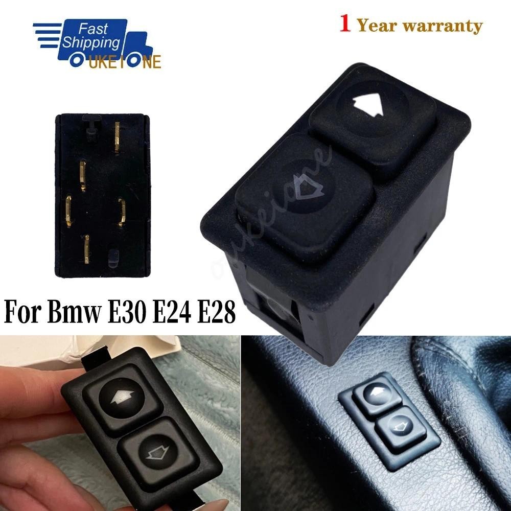 1 ชิ้น Illuminated รถสวิทช์หน้าต่างซ้ายด้านข้าง Regulator ปุ่มสําหรับ BMW E23 E24 E28 E30 รถอุปกรณ์เ