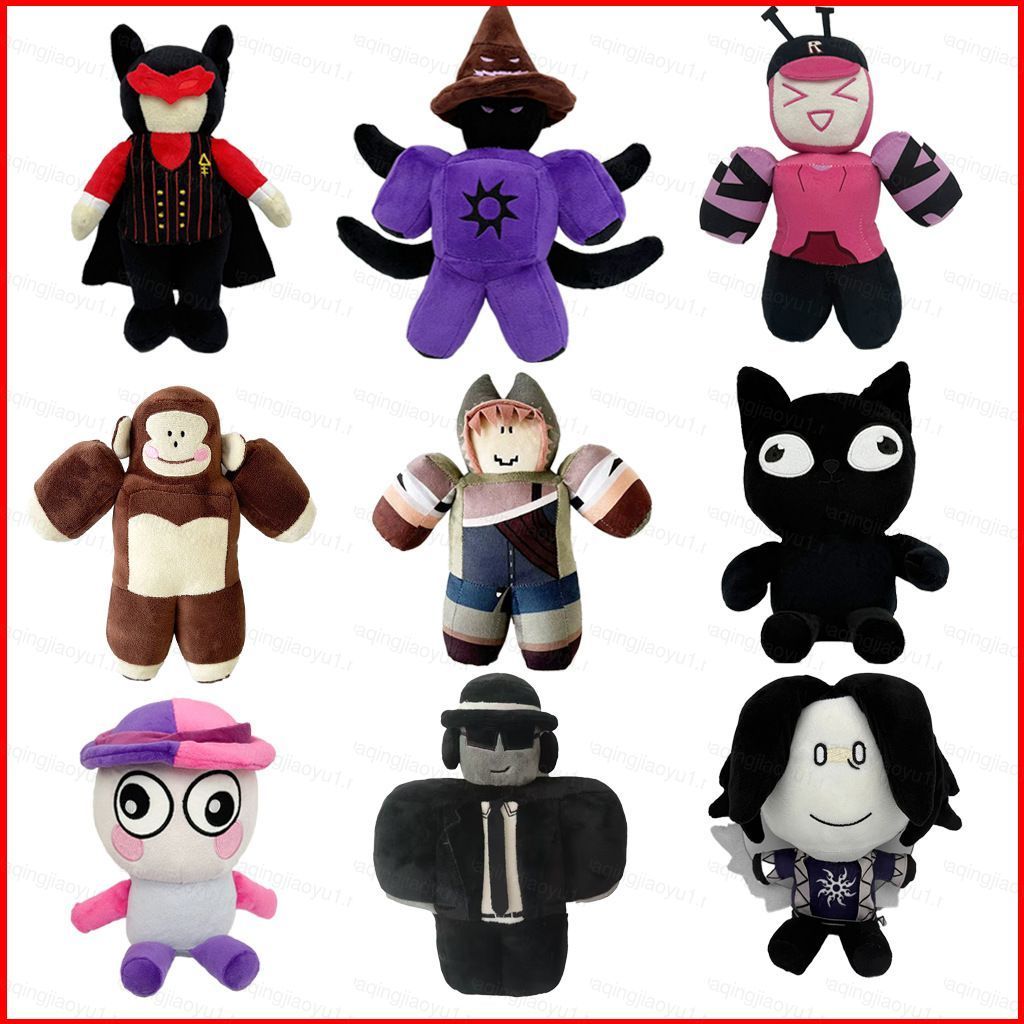 HQ Roblox Forsaken Mafioso Chance Bluud Plushie เกม สินค้า Plush Companion ตุ๊กตา