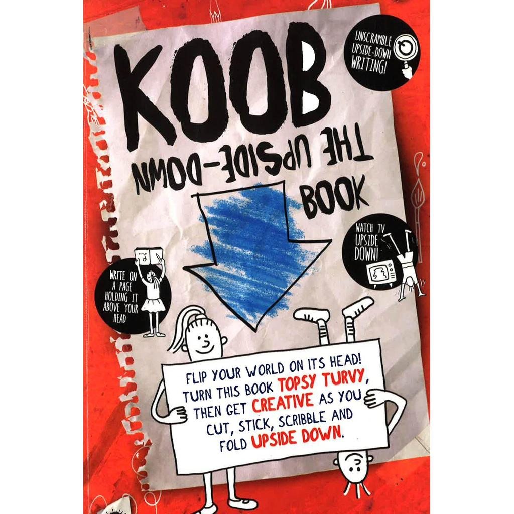 [BnB] USED KOOB The Upside-Down Book: พลิก หมุนได้ Then Get Creative โดย Anna Brett (มือสอง: ดีมาก)