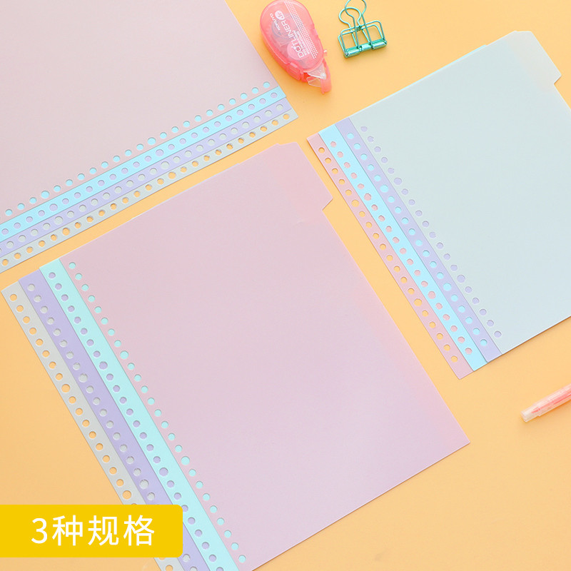 B5 Notepad แยกการจําแนกการ์ดสติกเกอร์ดัชนี