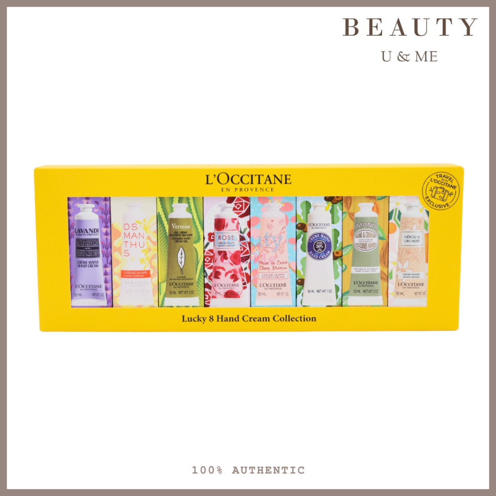 LOCCITANE Provence Around The World Hand Cream Kit of 8 (30ml x 8pcs)