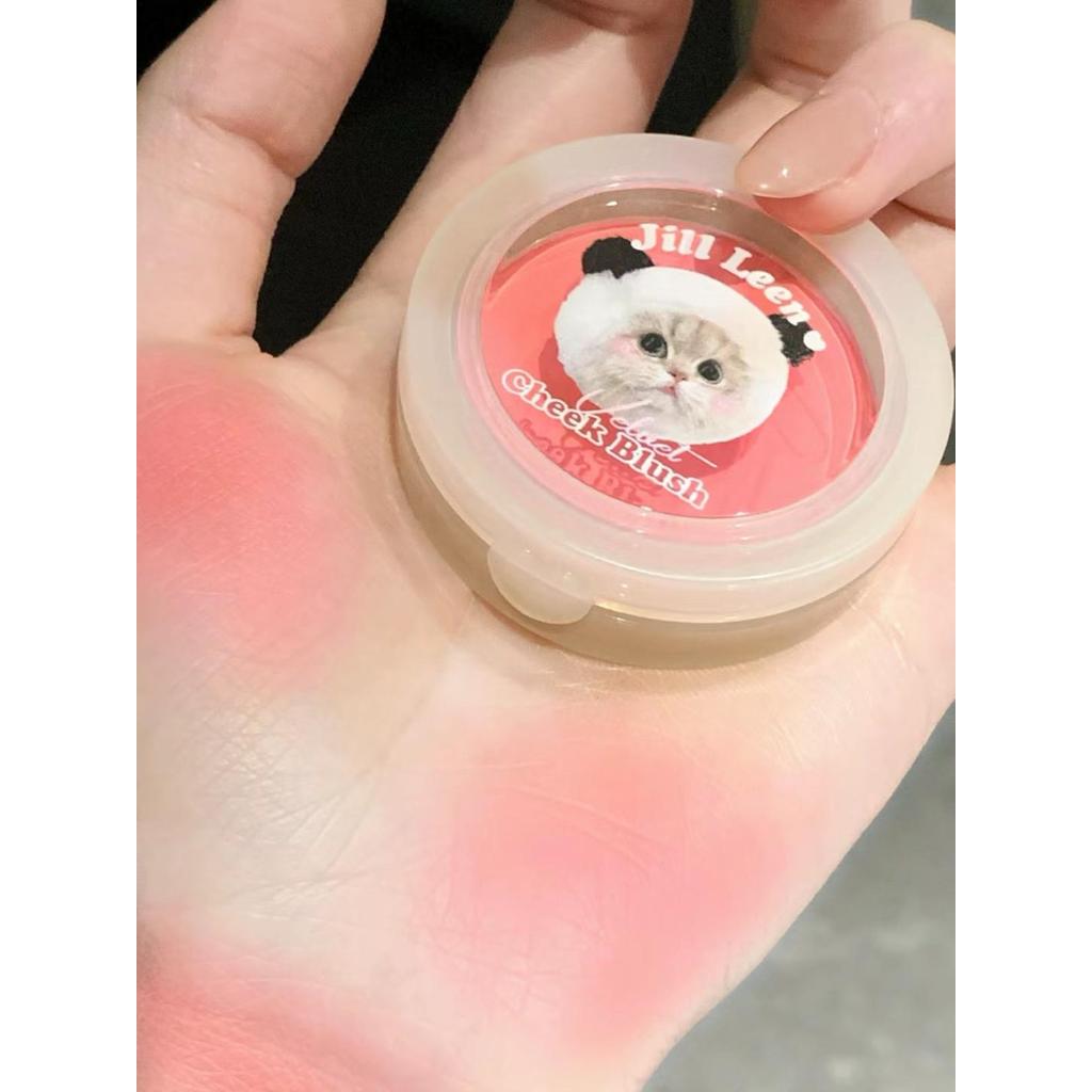 JILL LEEN Blush Palette สไตล์ใหม่ Hakimi Monochrome High Gloss Repairing Peach Brightening Matte Exp