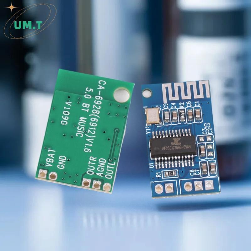 UM.T 1PCS Mono 5.0 โมดูลเสียง CA-6928 DC3.3-6V สําหรับเครื่องเล่นเพลงไร้สายลําโพงตัวรับสัญญาณดัดแปลง