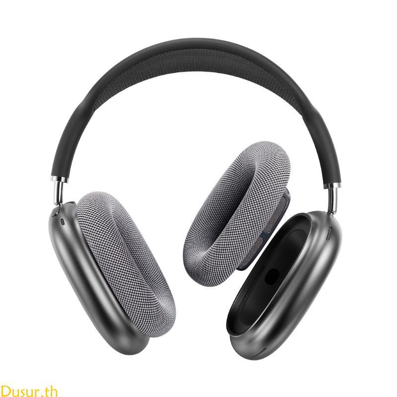 Dusur เปลี่ยนฟองน้ําแผ่นรองหูฟังสําหรับ Air Pods Max หูฟัง Earcup Protectors Max แผ่นรองหูฟังผิว