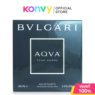 Bvlgari Aqva Pour Homme EDT [50ml /100ml] น้ำหอมบุลการีสำหรับผู้ชาย (ของแท้ 100%)