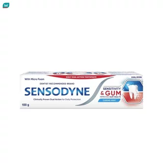 Sensodyne เซ็นโซดายน์ ยาสีฟัน เซ็นซิทิวิตี้ แอนด์ กัม 100 กรัม