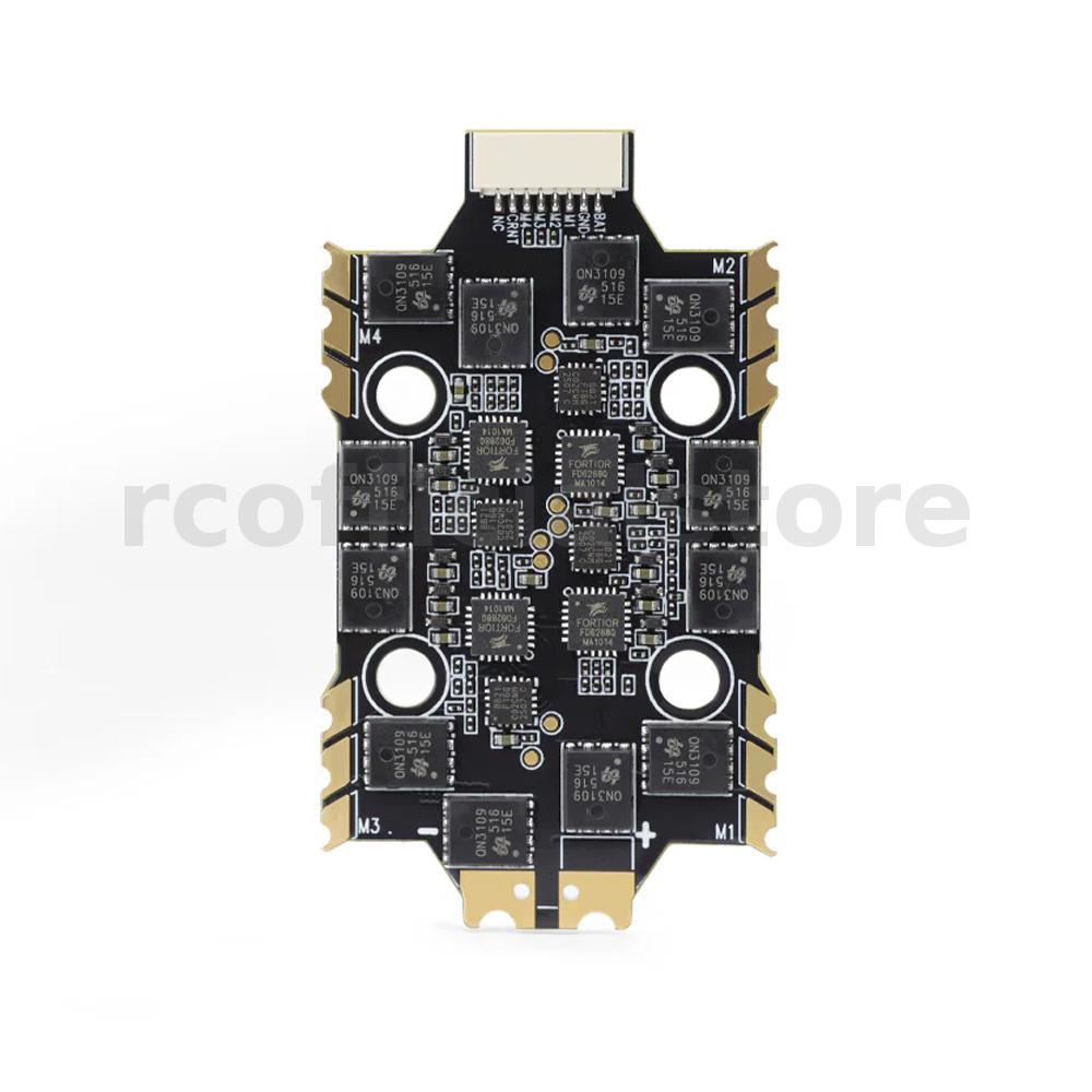 20 มม. 20 มม.HGLRC 60A 4IN1 6S 8bit MINI V1 ESC 2-6S ใช้งานร่วมกับ DShot600/300 สําหรับ FPV Racing D