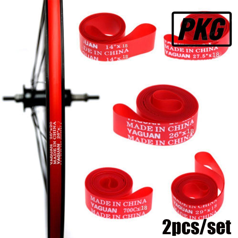 REPKG 2 ชิ้นจักรยานด้านใน Tube Rim Liner Top Anti Puncture เทป
