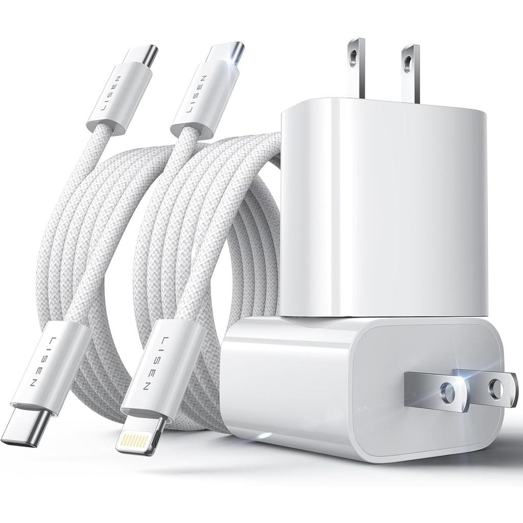 IPad Charger Fast Charging, 2 Pack 20W PD iPad Charger for iPad Pro 12.9/11 นิ้ว, iPad Air 5th/4th, 