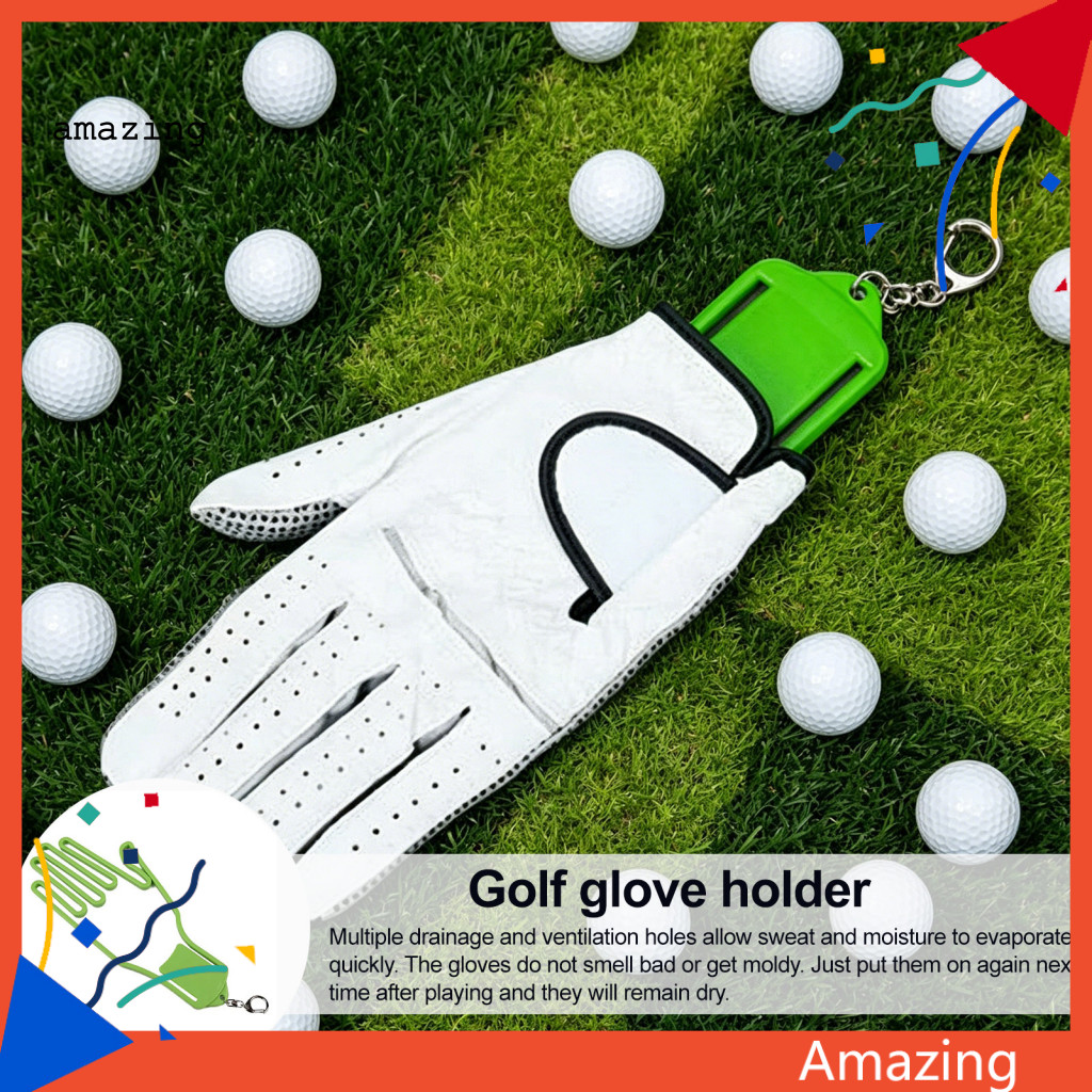 [AM] Golf Glove Stretcher Men Glove Shaper Golf Glove Holder with Keychain – Glove Stretcher Dryer a