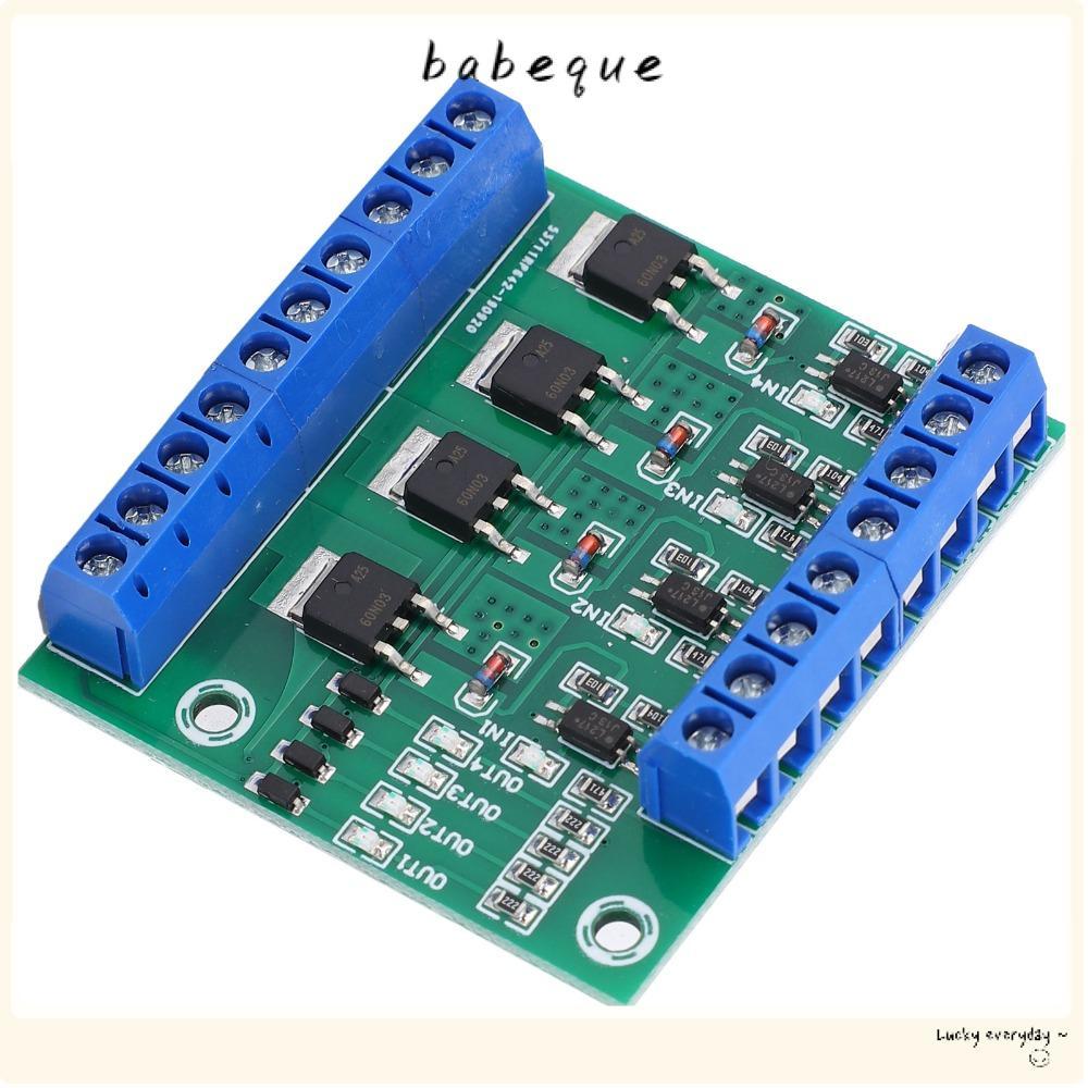 BABEQUE Field Effect Tube Module, 4 Channel PWM 3-20V 4‐Way MOS Tube Module, Electronic Circuit YYNM