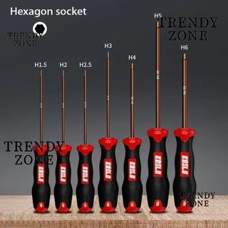 TRENDYZONE ไขควงหกเหลี่ยม, ประแจหกเหลี่ยมความยาวขยาย H2.5/4 มม., เครื่องมือบํารุงรักษาหกเหลี่ยมภายในก้านตรง
