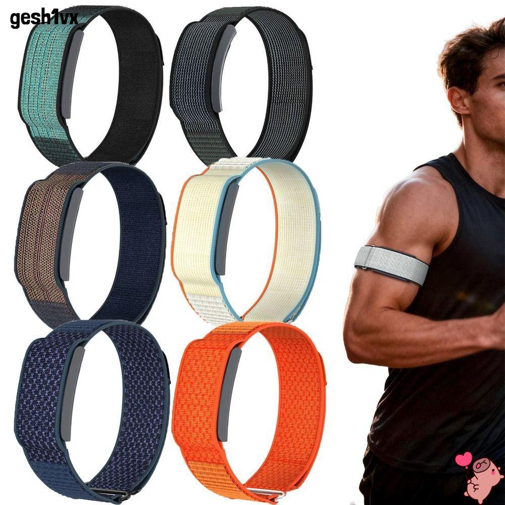 LOLLIPOP Fitness Tracker Strap, 22mm Nylon Sport Band, Adjustable Breathable Loop Design Bicep Band 