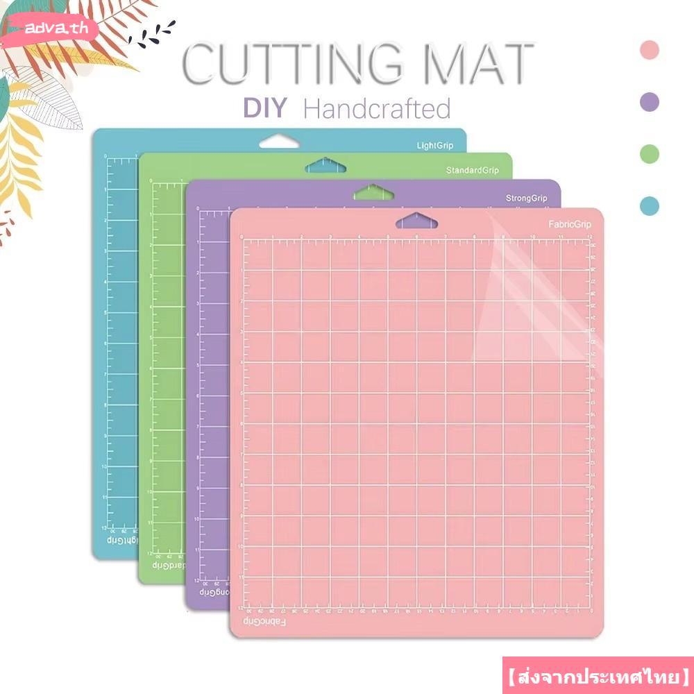 ADVA แผ่นรองตัด, แผ่นรองตัด PVC กาว, ทนทาน Strong Grip หนาสต็อกการ์ดลื่น Cricut Mat สําหรับงานฝีมือเ