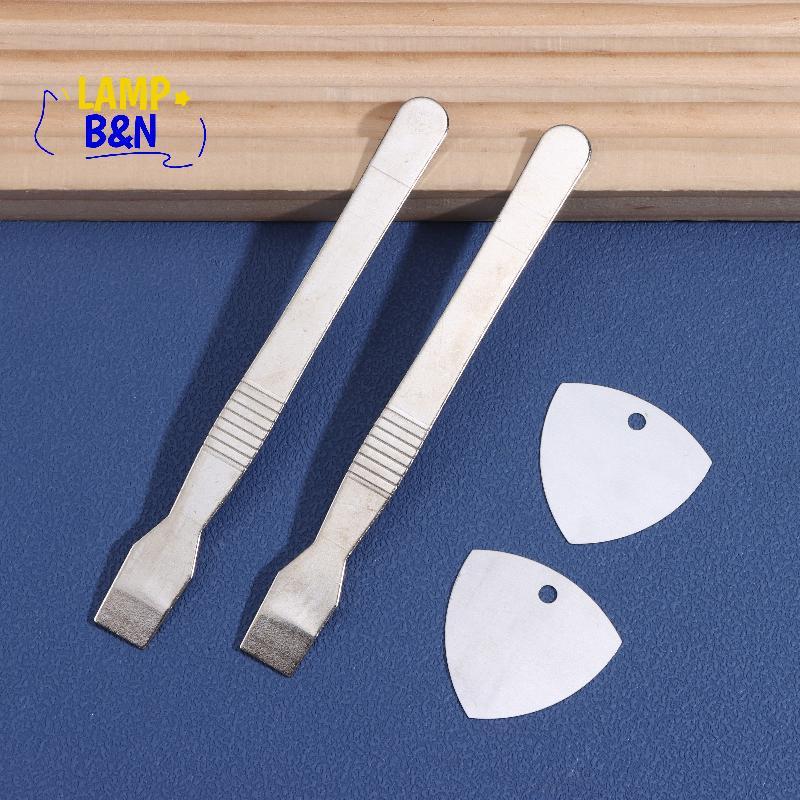 [B&N] 5 In 1 Professional สแตนเลสหน้าจอโค้ง Pry เครื่องมือสําหรับโทรศัพท์แท็บเล็ตแล็ปท็อปซ่อมโลหะ Spudger Disassembly Kit [ใหม่]