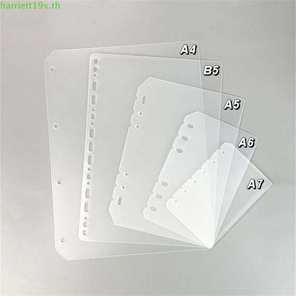 CRATE Loose-leaf Divider Transparent Board Page Matte Notebook Accessories 2 ชิ้นกระดาษด้านใน Planne