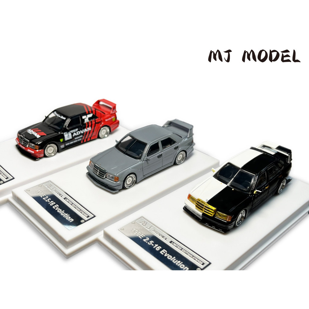 [คลังสินค้าพร้อม] MJ Model164 Sports Car Model 190E W201 2.5-16 EVO เหมาะสําหรับ Benz
