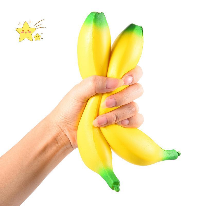 [JBTH] Anti-stress Squishy Slow Rising Jumbo Squishy ของเล่นกล้วยนวดผลไม้บีบของเล่นสนุกของเล่นบรรเทาความเครียด [JB]