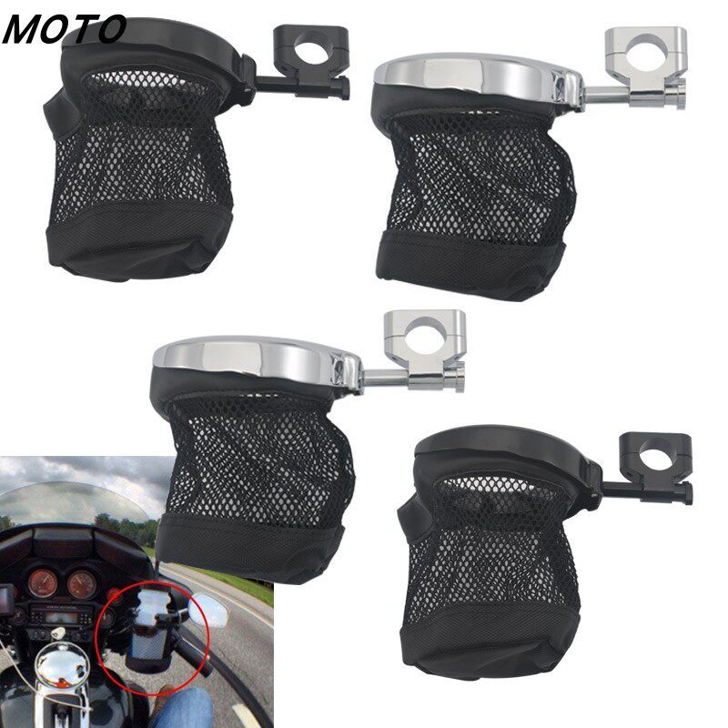 ขายร้อน Harley รถจักรยานยนต์ Universal Handlebar ถ้วยน้ํา 883 Gliding Fat Boy Handle ที่วางขวดน้ํา S