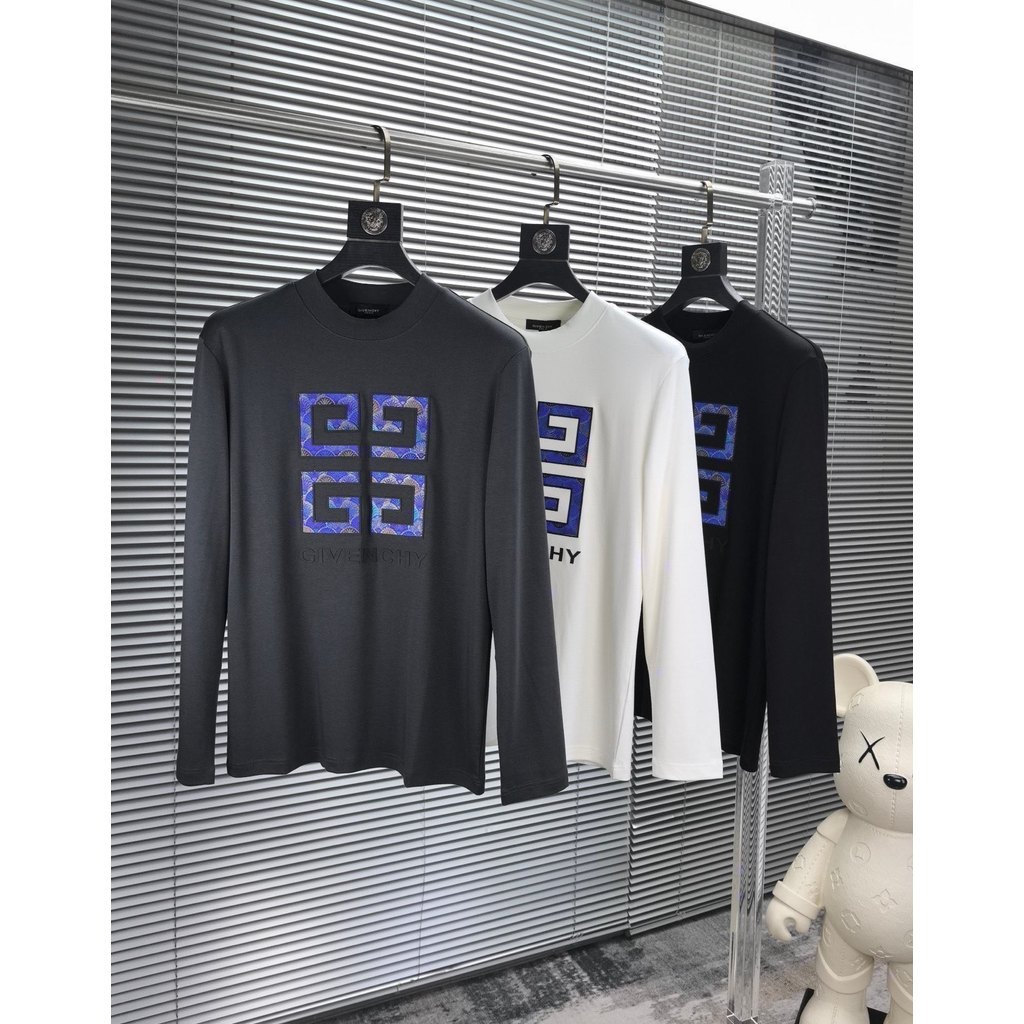 GIVENCHY/GIVENCHY 2026 ต้นฤดูใบไม้ผลิสไตล์ใหม่เสื้อยืดแขนสั้นผู้ชายผู้หญิงคู่สไตล์ฤดูร้อนออกแบบเสื้อ
