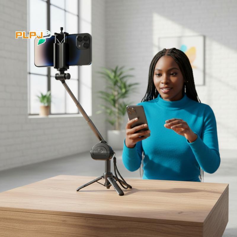 PLPJ TNW T26 Selfie Sti Mini ขยายโทรศัพท์ Grip ขาตั้งกล้องระยะไกล Vlog วิดีโอใหม่