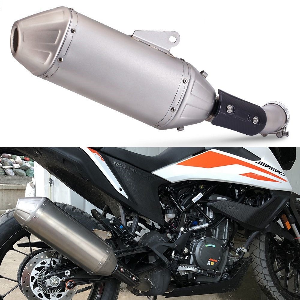 [โปรโมชั่น] KTM DUKE 250 390 RC390 KTM250 KTM390 ชุดท่อไอเสียกลางหางสแตนเลส