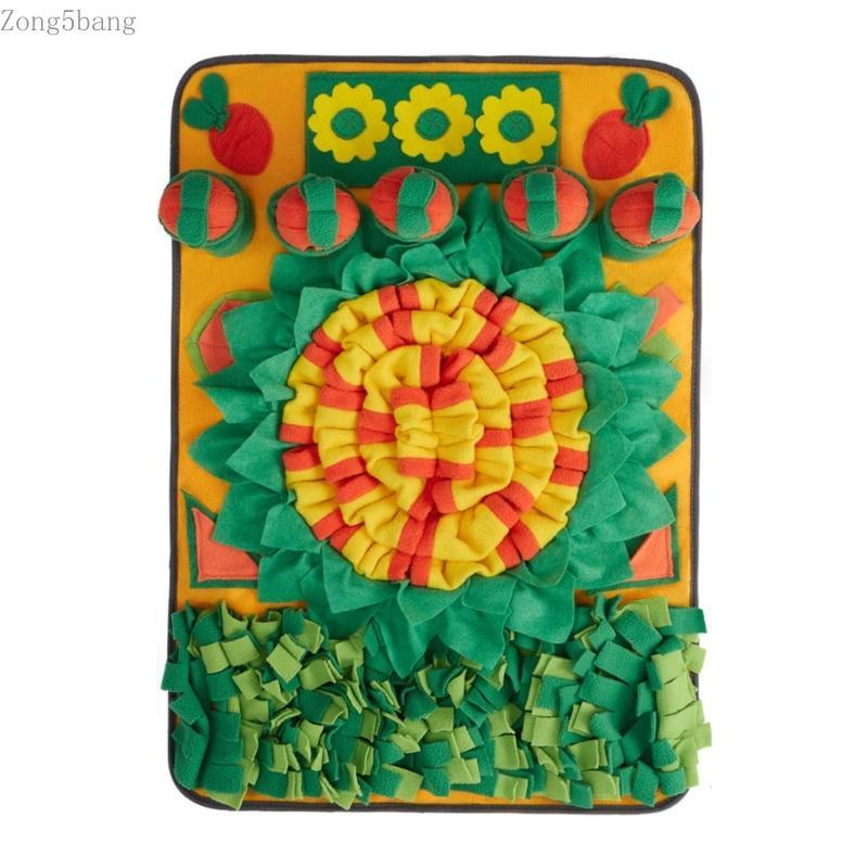 Zong Scent Training Puzzle Mat Snuffle Pad Slow Feeder Sniffing Mat สําหรับสุนัขการพัฒนาความรู้ความเ