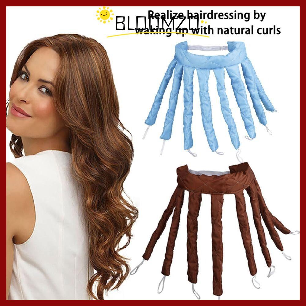 จัดส่งจากประเทศไทยBLOOMZO Curling Stick, Octopus Heatless Lazy Hair Curler, แฟชั่น Soft Wave DIY Curls ผ้าไหมริบบิ้นขี้เกียจเครื่องมือจัดแต่งทรงผม